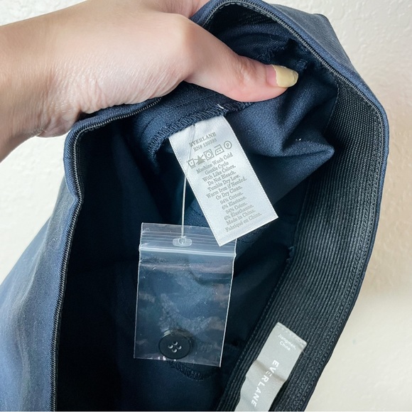 NWOT Everlane Side Zip Stretch Cotton Pant Size 00 - Picture 13 of 16